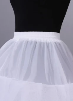 Jupon de mariage blanc huit couches en voile de tulle