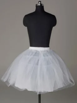 Jupon de mariée courte ivoire en tulle