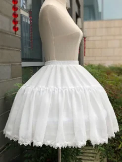 Jupon Lolita Jupon Lolita avec mousseline de soie Déguisements Halloween