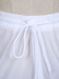 Jupons Lolita Classiques Gothique Sous-Jupe Couches Blanche Femme