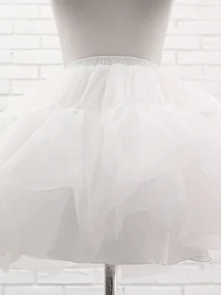 Jupons Lolita en gaze souple et désossée pour costumes de cosplay avec support en gaze