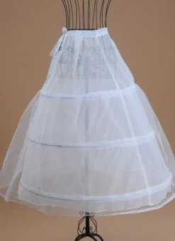 Jupon 2026 Tulle mariage jupon Ivoire A Line couche 3 cerceau jupon nuptiale