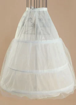 Jupon 2026 Tulle mariage jupon Ivoire A Line couche 3 cerceau jupon nuptiale