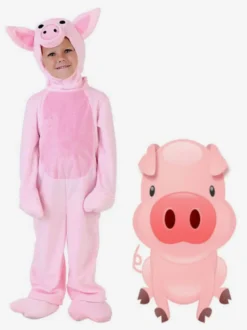 Kigurumi Carnaval Pyjamas Cochonne Rose Combinaison Enfant Cadeaux Noël Pyjama Déguisements Halloween