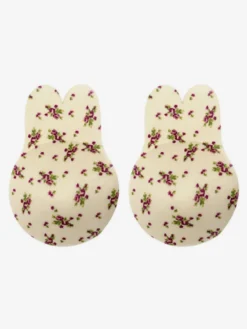 Linge de Mariée Cache-tétons pour femmes Soutien-Gorge Invisible relevables imprimé léopard Réutilisables Adhésif