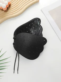 Linge de Mariée Cache-tétons push-up pour femmes auto-adhésifs avec cordon de serrage lingerie
