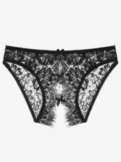 Linge de Mariée Lingerie Fendue Lingerie Culotte Blanche Dentelle Nœuds Sexy Adulte