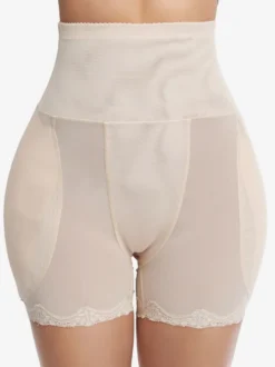Linge de Mariée Lingerie gainante taille haute noire effet ventre plat.