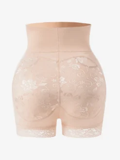 Linge de Mariée Lingerie sculptante noire grande taille shorty gainant push-up pour fesses ventre plat hanches rembourrées silhouette galbée