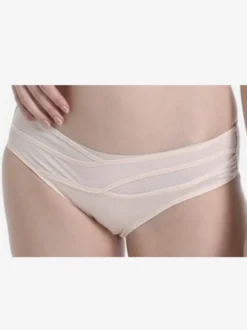 Linge de Mariée Lingerie sexy nude 2 pièces avec soutien-gorge et culotte chic pour adulte