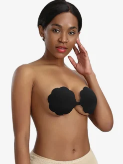 Linge de Mariée Lingerie Soutien-gorge adhésif pour femme dos nu sans bretelles push-up invisible