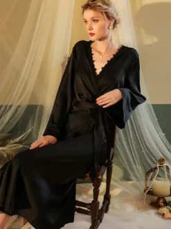 Linge de Mariée Robes Pyjama Sexy Dentelle Dos Nu