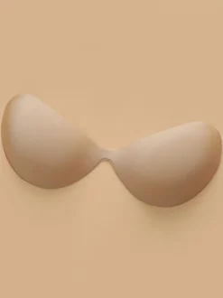 Linge de Mariée Soutien-gorge adhésif invisible dos nu sans bretelles cache-tétons pour femmes