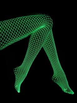 Lingerie Bonneterie Collants En Maille Élastique Sexy Bleu Nylon Découpé