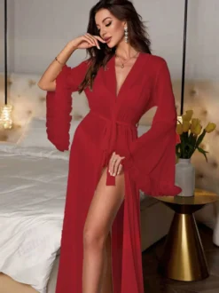 Lingerie de mariée pyjamas vêtements de nuit robes de chambre nuisettes blanches à lacets nuisettes