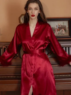 Lingerie de mariée pyjamas vêtements de nuit robes de chambre nuisettes à lacets couleur champagne nuisettes