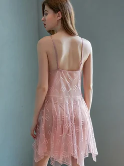 Lingerie Nuisettes Sexy En Dentelle Blanc Irrégulier Tulle Sexy