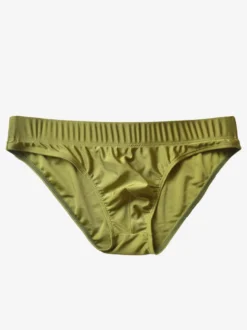 Lingerie pour hommes culottes sexy nylon blanc