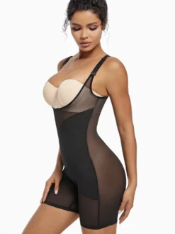 Lingerie Sculptante Body Gainant Nude Décolleté en U Taille Arrachée