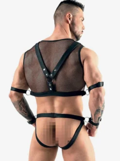 Lingerie Transparent Hommes Sexy Costume Halloween Adulte Pantalon Top Vêtement de Club