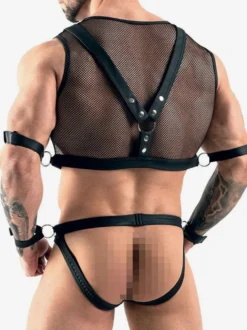 Lingerie Transparent Hommes Sexy Costume Halloween Adulte Pantalon Top Vêtement de Club