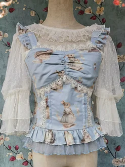 Lolita Specials Lolita Top Vest Costumes Classique Léger Abricot Sans Manches