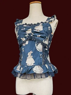 Lolita Specials Lolita Top Vest Costumes Classique Léger Abricot Sans Manches