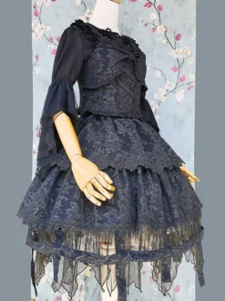 Lolita Specials Lolita Top Vest Costumes Athletic Lolita Floral