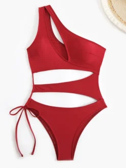 Maillot de bain une pièce monokini à découpe asymétrique pour l'été 2026
