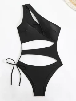 Maillot de bain une pièce monokini à découpe asymétrique pour l'été 2026