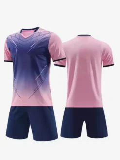 Maillot de football personnalisé à manches courtes pour hommes avec imprimé tie-dye
