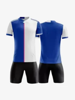 Maillot de football personnalisé à manches courtes en patchwork pour homme