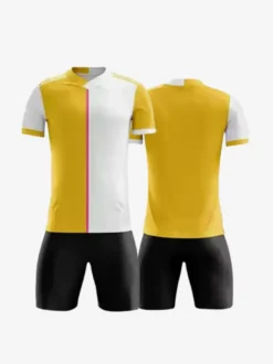 Maillot de football personnalisé à manches courtes en patchwork pour homme