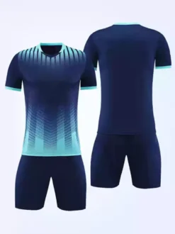 Maillot de football personnalisé à manches courtes Color Block Sportwear pour adultes
