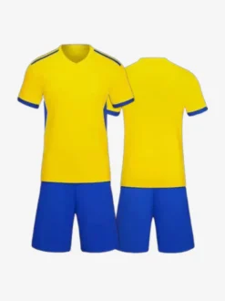 Maillot de football personnalisé à blocs de couleurs pour adultes et vêtements de sport pour hommes