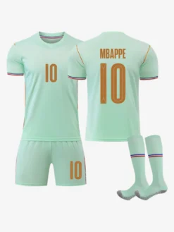 Maillot de Foot Équipe de France Extérieur 2026 Dembélé n°7 Mbappé n°10 Olise n°11 Ensemble 3 Pièces Enfant et Homme