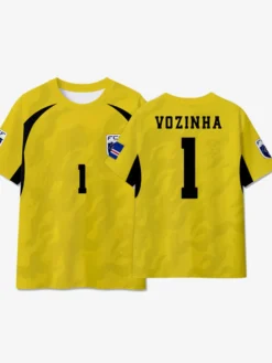 Maillot de gardien de but Vozinha 2026 T-shirt à manches courtes pour homme à séchage rapide