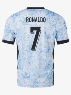 Maillot de l'équipe nationale Ronaldo n°7 haut à manches courtes domicile et extérieur