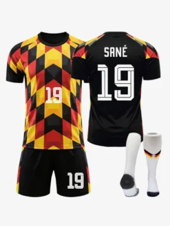 Maillot d'entraînement 3 pièces de l'équipe nationale d'Allemagne (2026) : Musiala (n° 10) Kimmich (n° 6) Woltemade (n° 11) pour adultes et enfants.