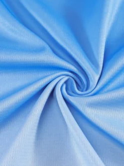 Maillot domicile bleu 26/27 personnalisé ensemble 3 pièces à manches courtes pour adultes et enfants