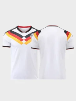 Maillot domicile de l'équipe d'Allemagne 2026 grandes tailles t-shirt personnalisé pour adultes et enfants