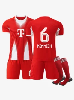 25/26 Maillot Domicile du Club de Football No.6 Kimmich No.9 Kane No.42 Musiala No.25 Müller Ensembles 3 Pièces