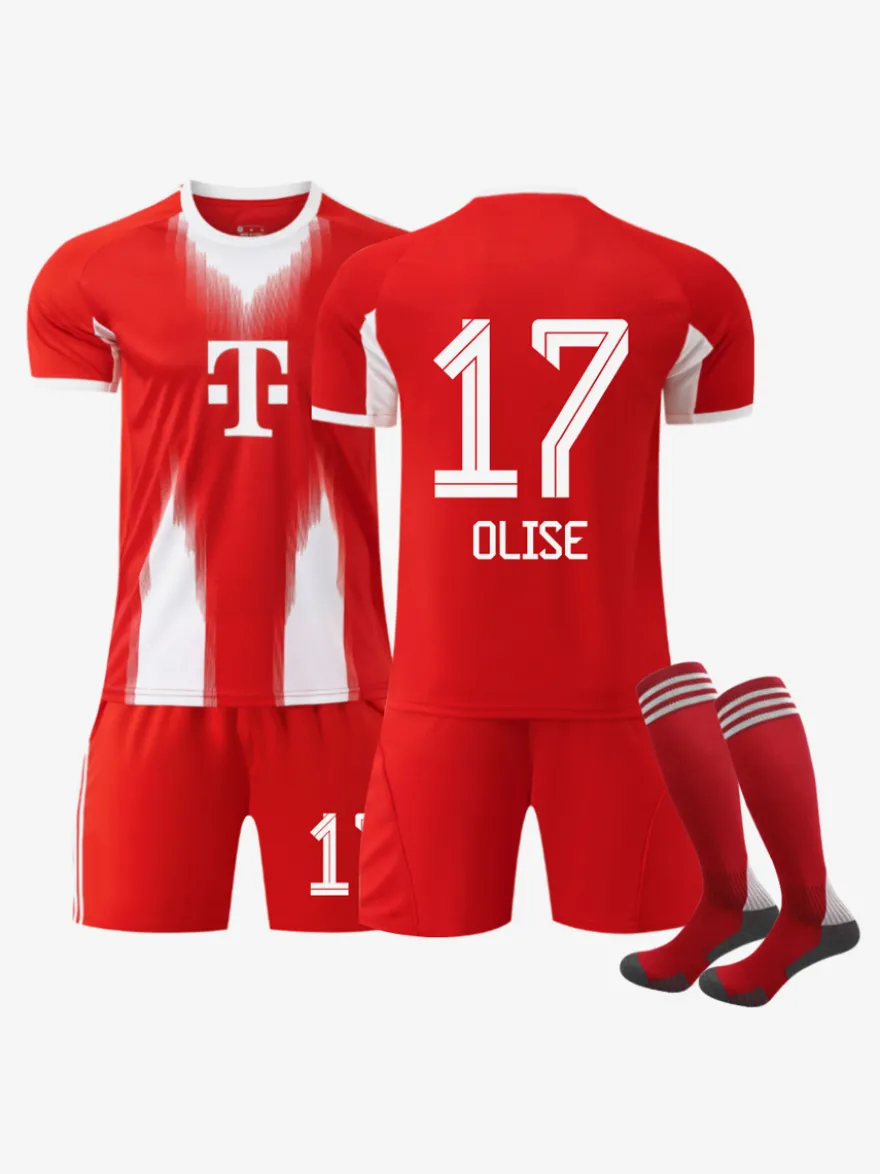 25/26 Maillot Domicile du Club de Football No.6 Kimmich No.9 Kane No.42 Musiala No.25 Müller Ensembles 3 Pièces