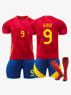 Maillot domicile 3 pièces de l'équipe nationale de football européenne N° 19 LAMINE YAMAL