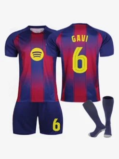 Maillot domicile Yamal n° 10 25/26 ensemble de 3 pièces uniforme de football Raphinha n° 11
