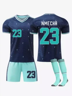 Maillot extérieur de l'Allemagne 2026 n° 17 Wirtz et n° 10 Musiala ensemble 3 pièces pour adultes et enfants
