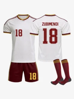 Maillot extérieur de l'équipe nationale espagnole 2026 n° 19 Yamal et n° 17 Williams ensemble 3 pièces pour adultes et enfants