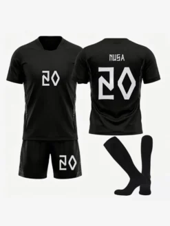 Maillot extérieur de l'équipe nationale de Norvège 2026 n° 9 Erlend Haaland ensemble 3 pièces vêtements de sport pour tournoi