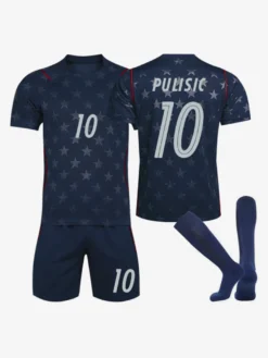 Maillot extérieur USA 2026 n°10 Pulisic ensemble 3 pièces pour adultes et enfants
