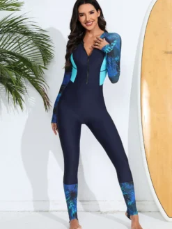 Maillots de bain une pièce pour femmes bleu marine foncé maillots de bain d'été pour la plage
